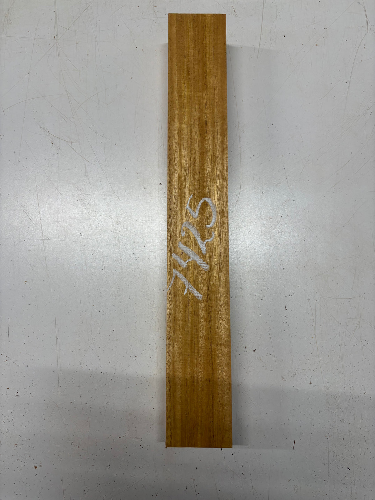 1 Piece, Flame Mahogany Guitar Neck Blank  21"x3"x2-1/4"#7425 - Exotic Wood Zone