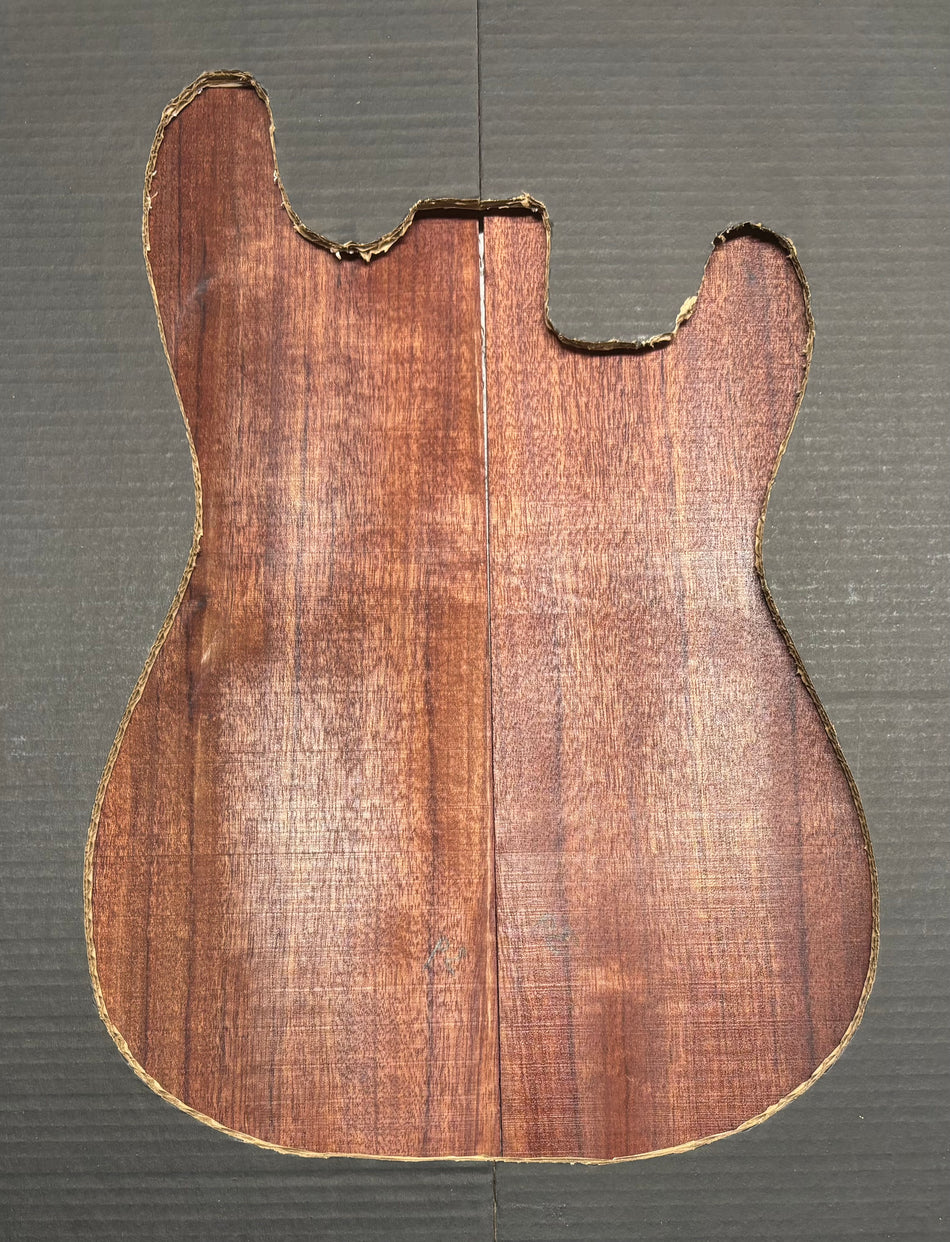 Purpleheart Guitar Drop Top 22" x 7-1/2" x 3/8" #532