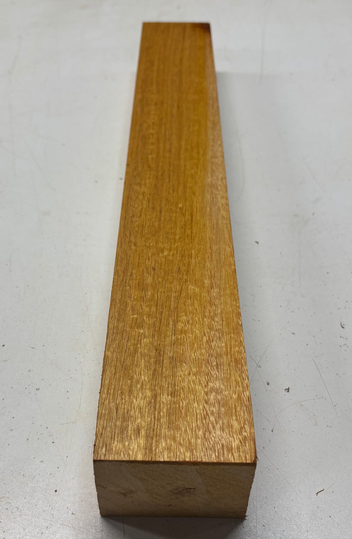 1 Piece, Flame Mahogany Guitar Neck Blank  21"x3"x2-1/4"#7425 - Exotic Wood Zone