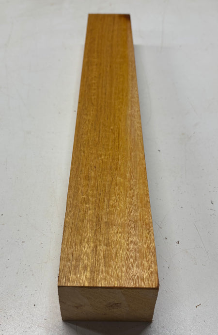 1 Piece, Flame Mahogany Guitar Neck Blank  21"x3"x2-1/4"#7425 - Exotic Wood Zone