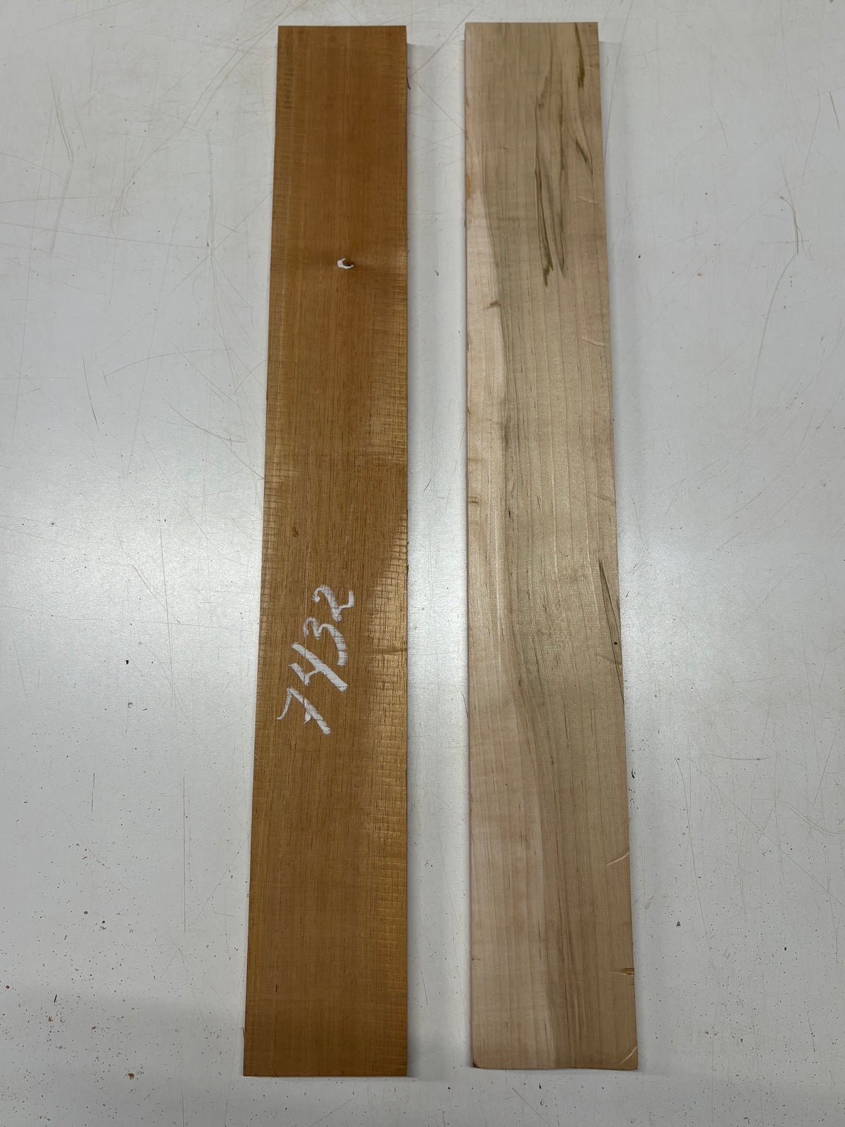 2 Pack, 2 Species Spanish Cedar + Ambrosia Maple Thin Stock Lumber 30"x4"x5/8"#7432 - Exotic Wood Zone