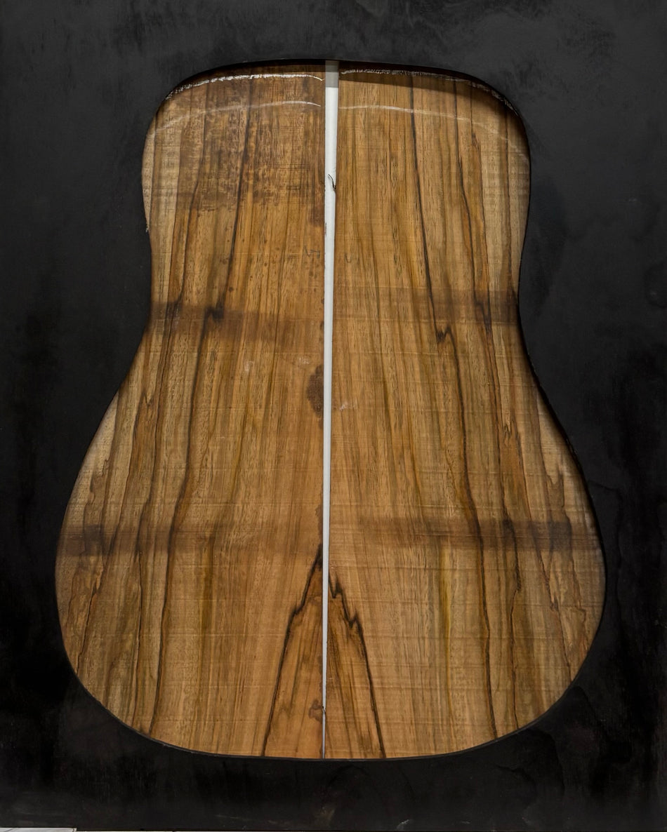 Figured Flame Mango Dreadnought Guitar Back and Side Set #185 - Exotic Wood Zone