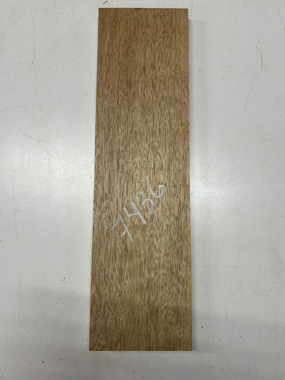1 Piece, White Limba Lumber Board Blank 25"x7"x1-1/8"#7436