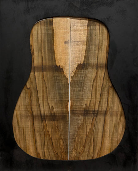 Figured Flame Mango Dreadnought Guitar Back and Side Set #186 - Exotic Wood Zone