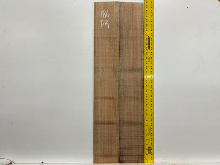 Figured Flame Mango Dreadnought Guitar Back and Side Set #186 - Exotic Wood Zone