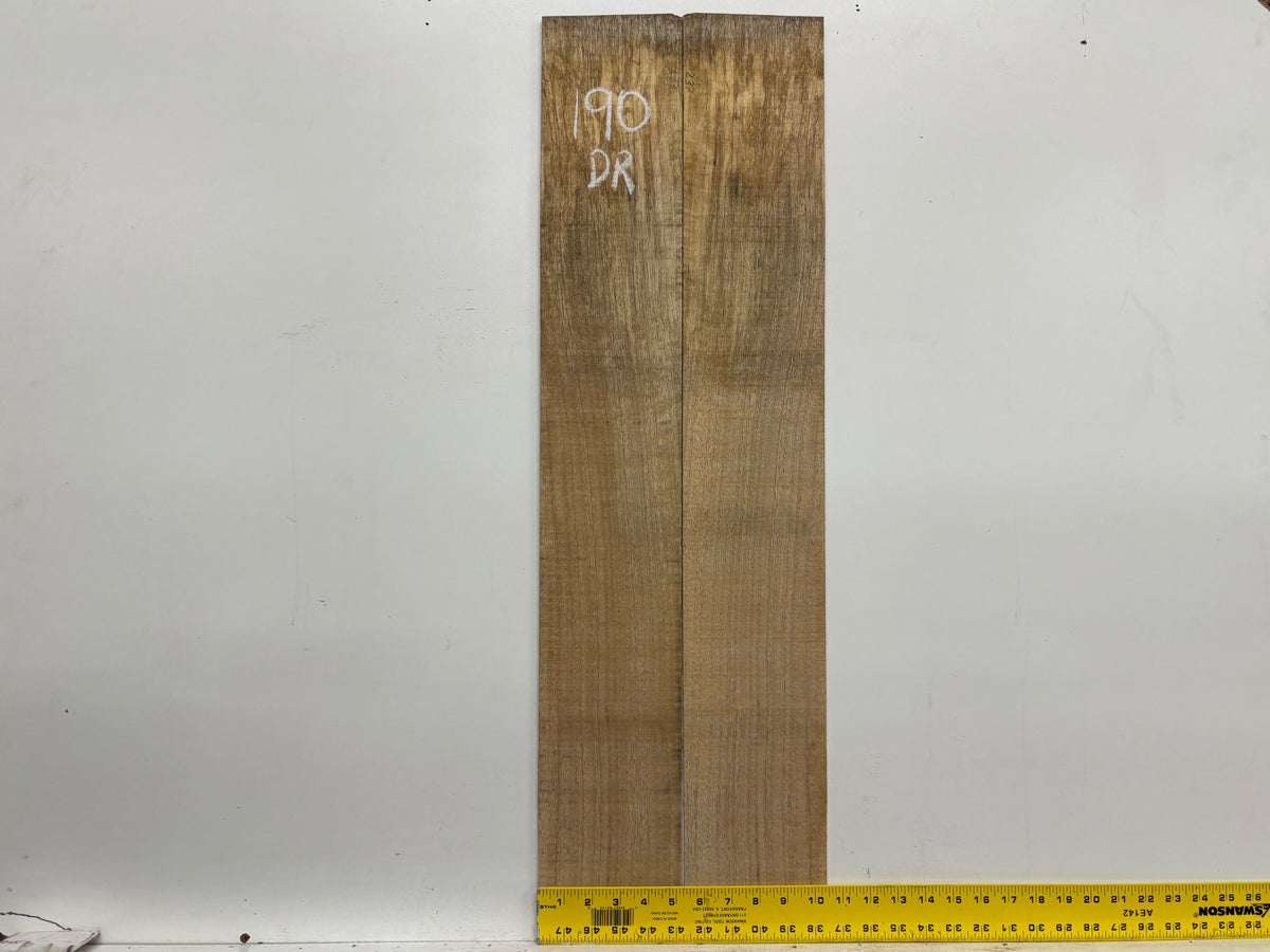 Figured Flame Mango Dreadnought Guitar Back and Side Set #190 - Exotic Wood Zone