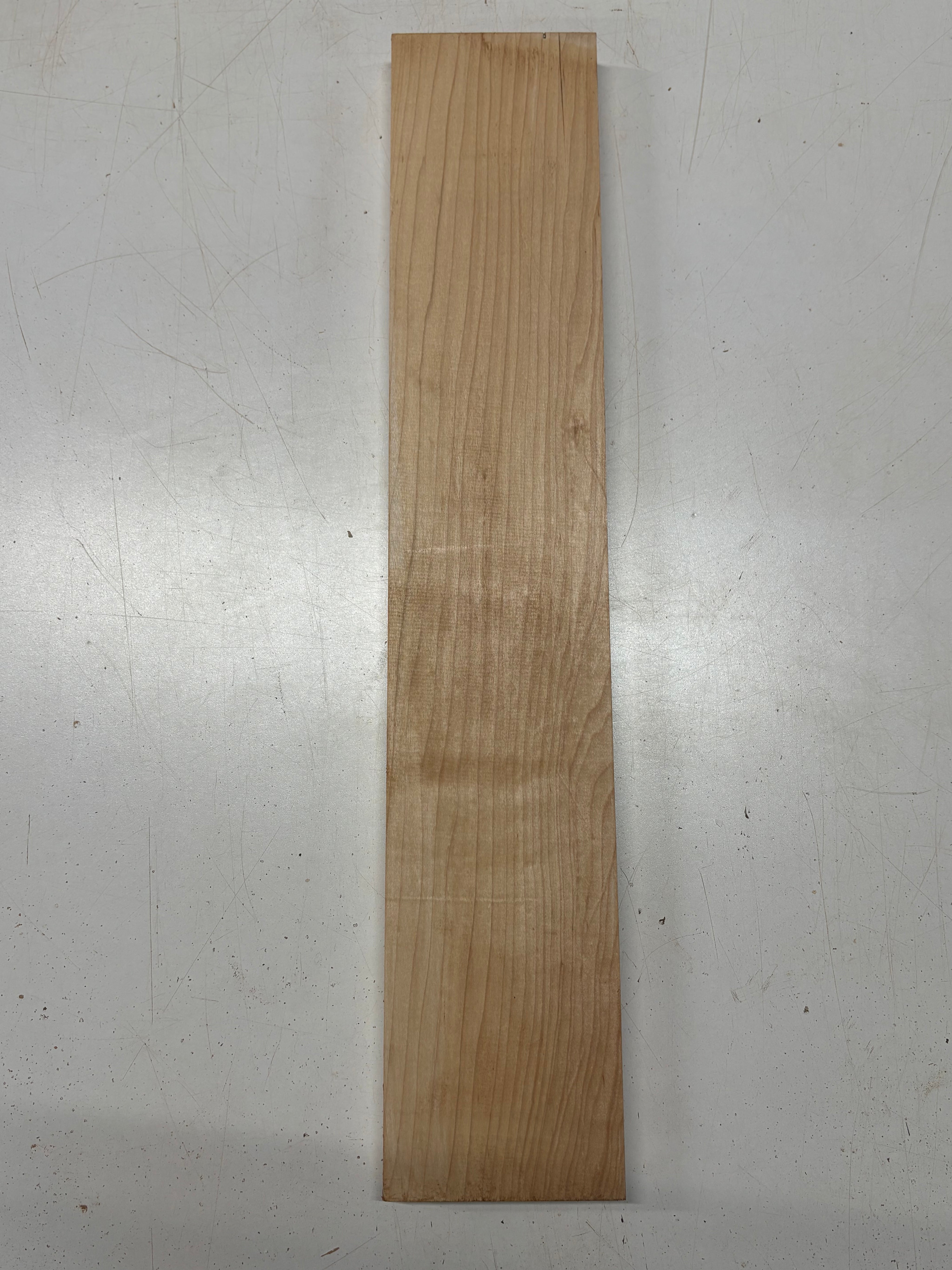 1 Piece, Hard Maple Guitar Neck Blank 24"x4-1/2"x1"#7444 - Exotic Wood Zone
