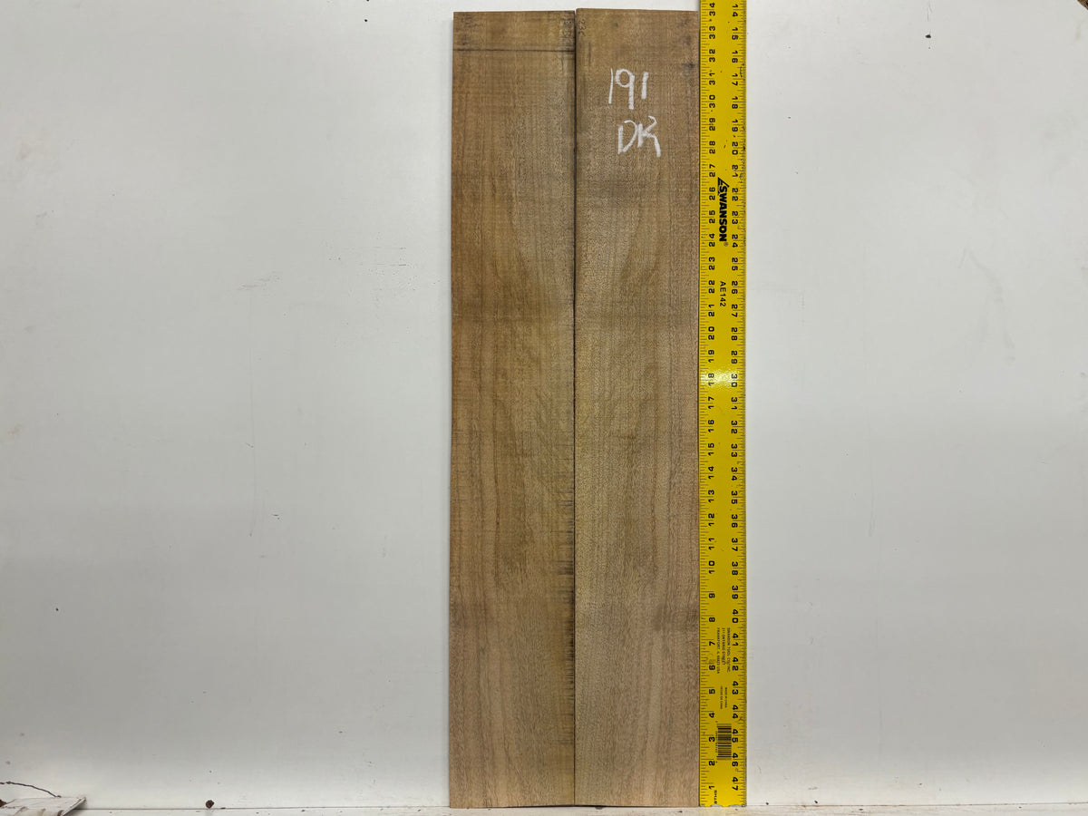 Figured Flame Mango Dreadnought Guitar Back and Side Set #191 - Exotic Wood Zone