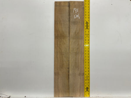 Figured Flame Mango Dreadnought Guitar Back and Side Set #191 - Exotic Wood Zone