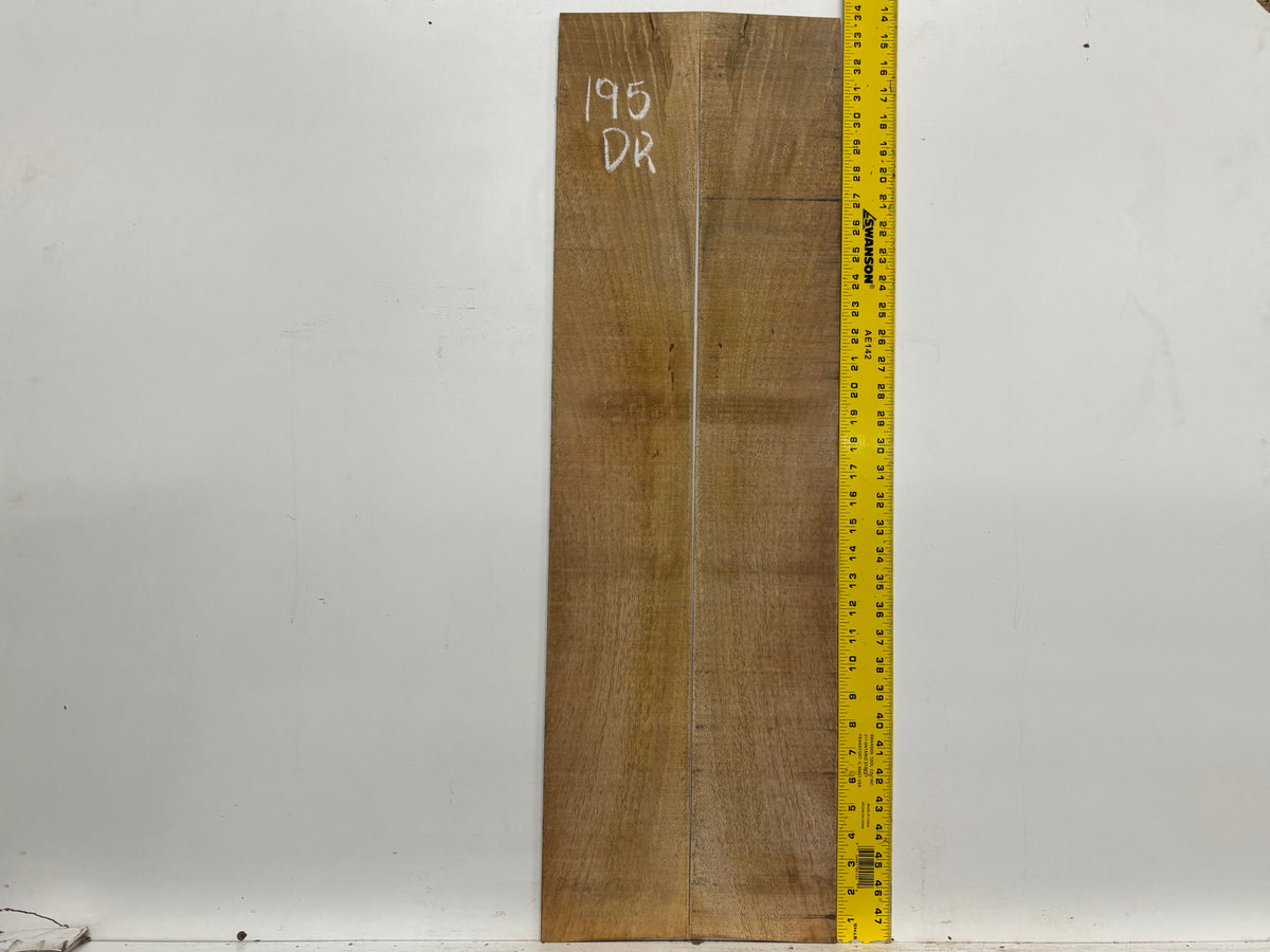 Figured Flame Mango Dreadnought Guitar Back and Side Set #195 - Exotic Wood Zone