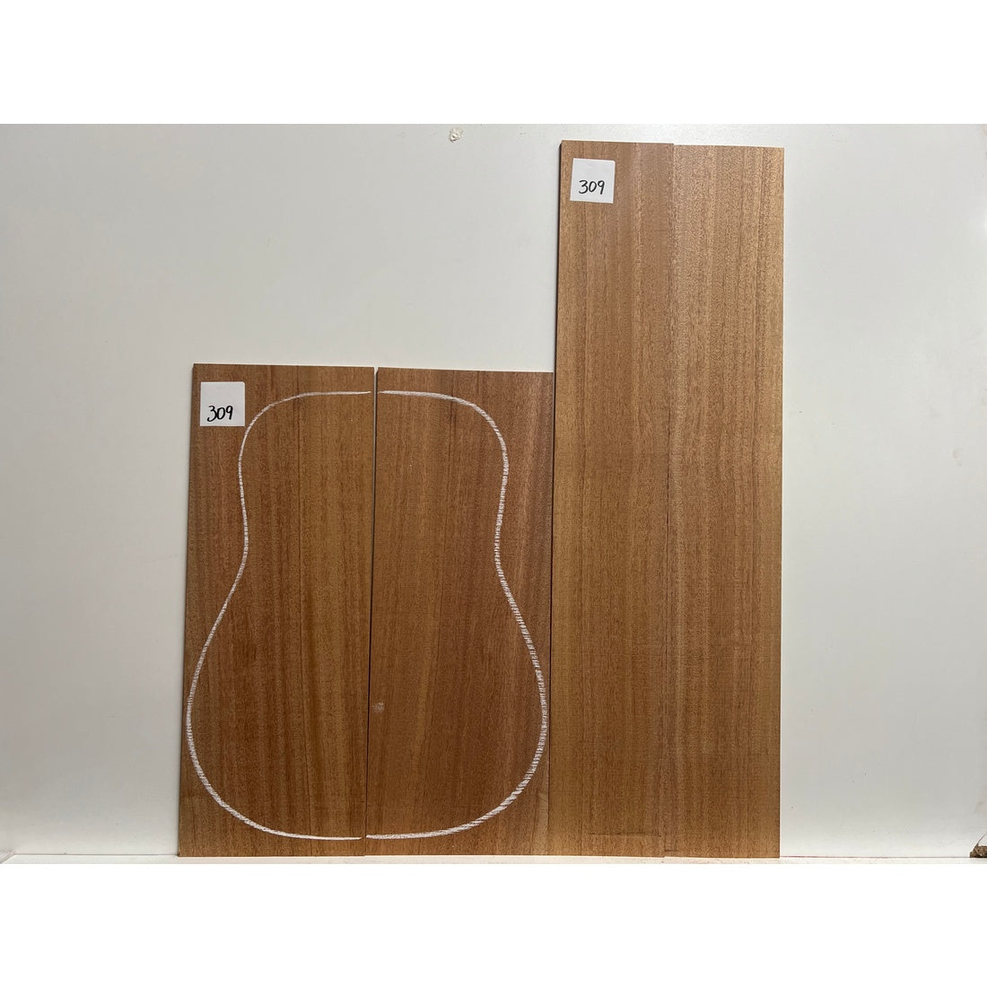 African Mahogany/Khaya Dreadnought Guitar Back & Side Set - Exotic Wood Zone - Buy online Across USA 