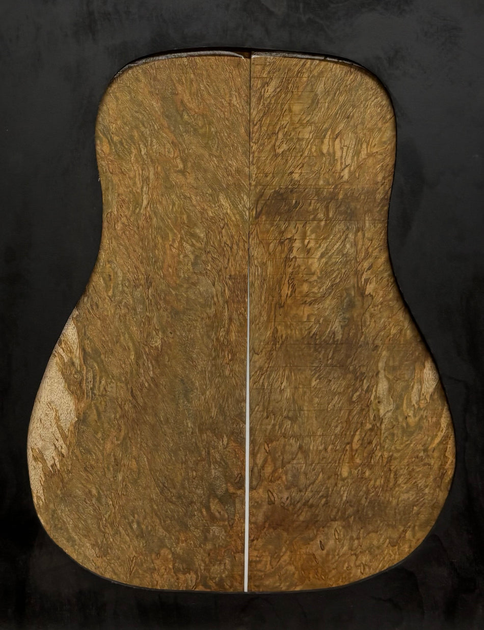 Figured Flame Mango Dreadnought Guitar Back and Side Set #196 - Exotic Wood Zone