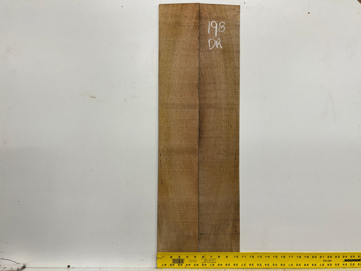 Figured Flame Mango Dreadnought Guitar Back and Side Set #198 - Exotic Wood Zone