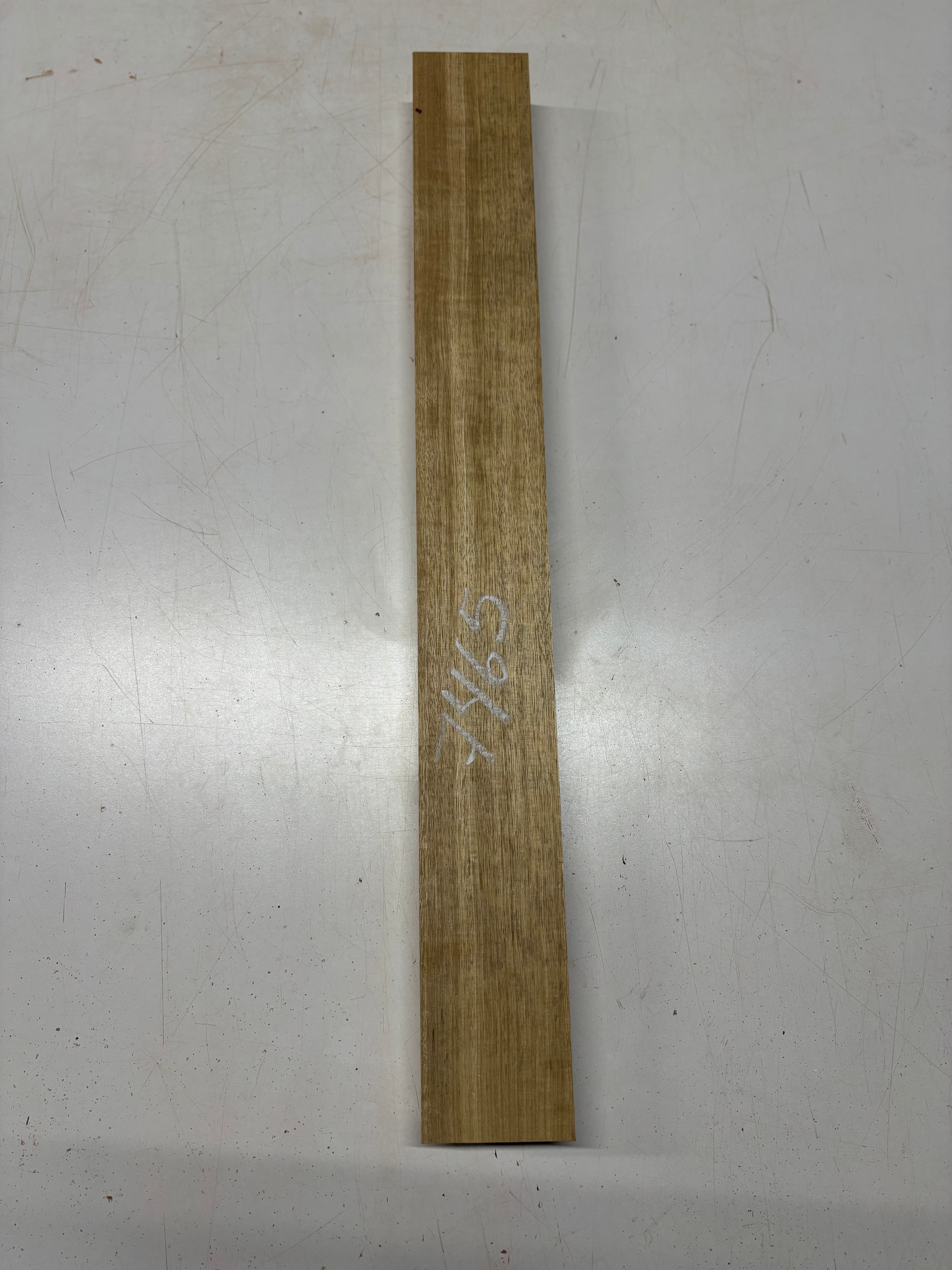 1 Piece, White Limba Guitar Neck Blank 30"x3-1/2"x2"#7465 - Exotic Wood Zone
