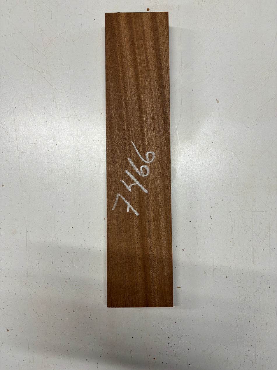 1 Piece, Sapele Lumber Board Blank 18"x4"x1-1/4"#7466