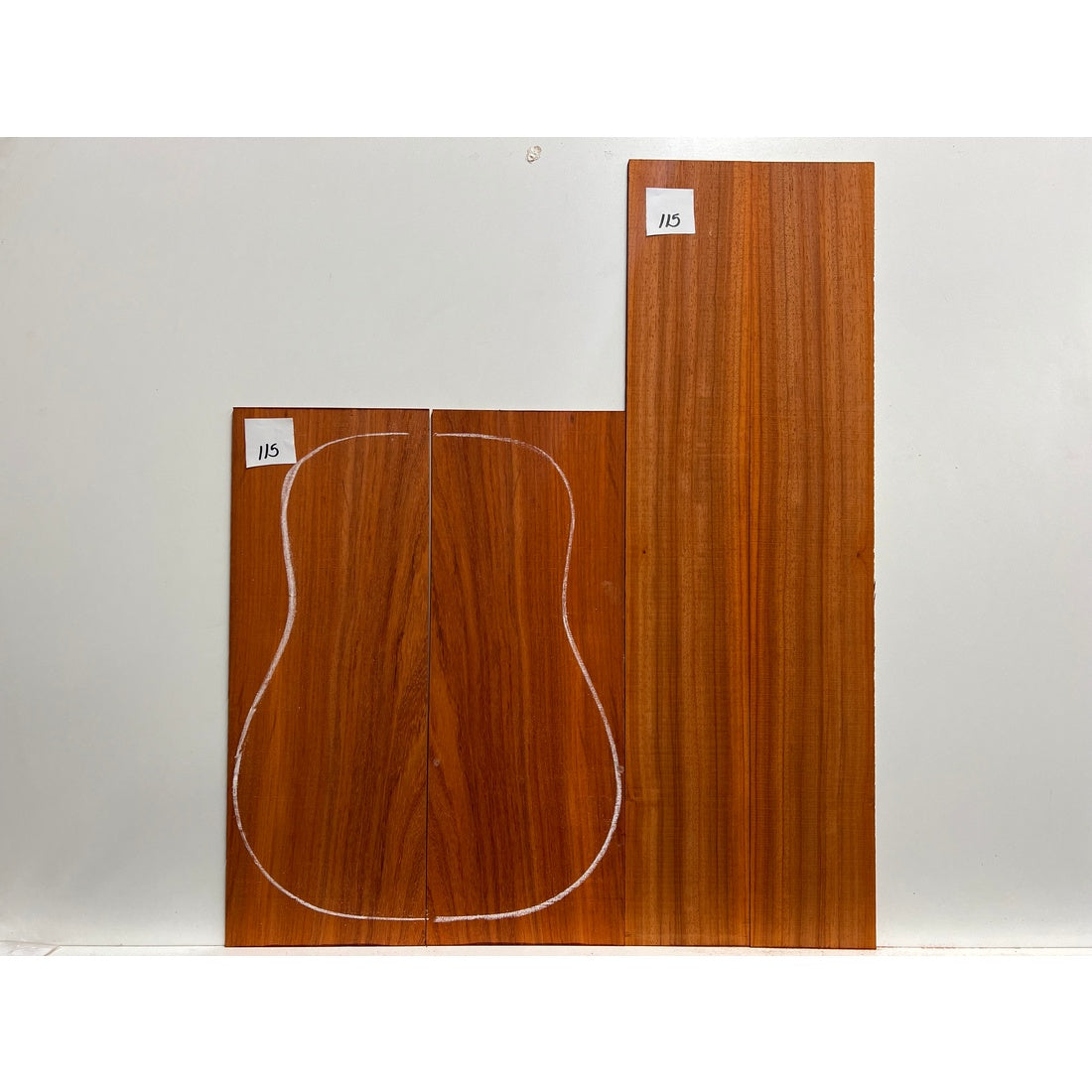 Padauk Dreadnought Guitar Back and Side  Set 