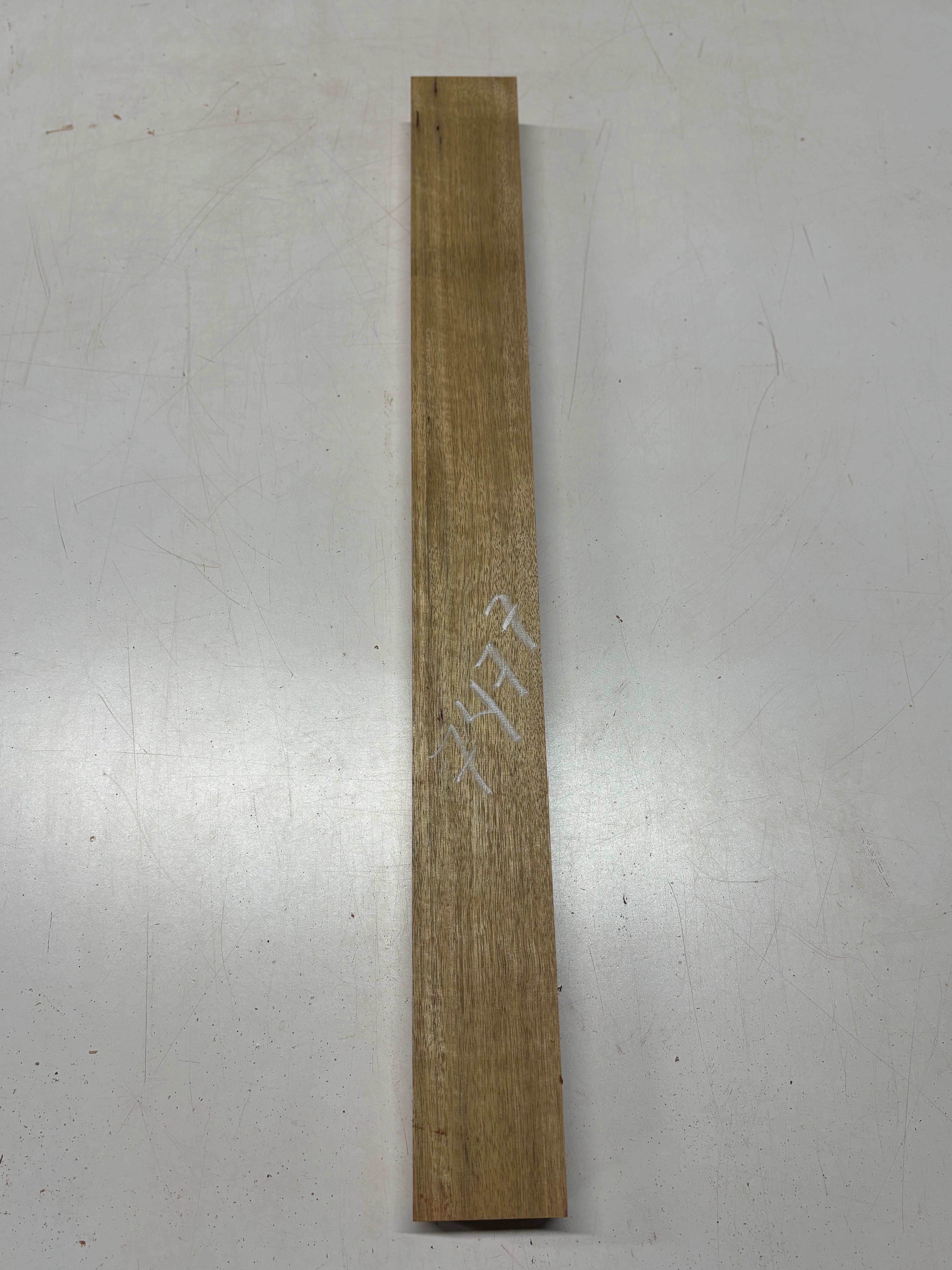 1 Piece, White Limba Guitar Neck Blank 32"x3-3/8"x1-7/8"#7477 - Exotic Wood Zone