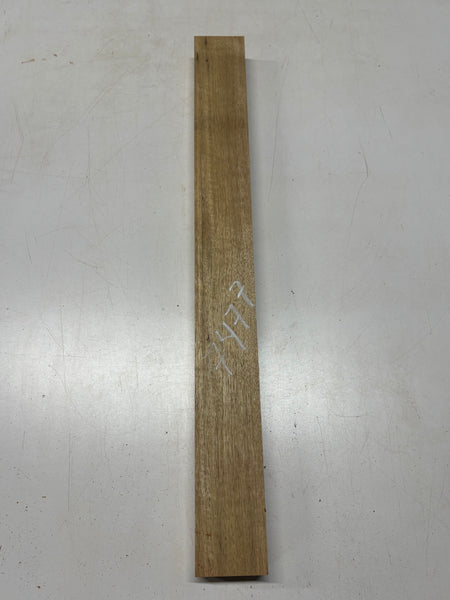 1 Piece, White Limba Guitar Neck Blank 32"x3-3/8"x1-7/8"#7477 - Exotic Wood Zone