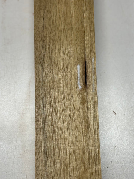 1 Piece, White Limba Guitar Neck Blank 32"x3-3/8"x1-7/8"#7477 - Exotic Wood Zone