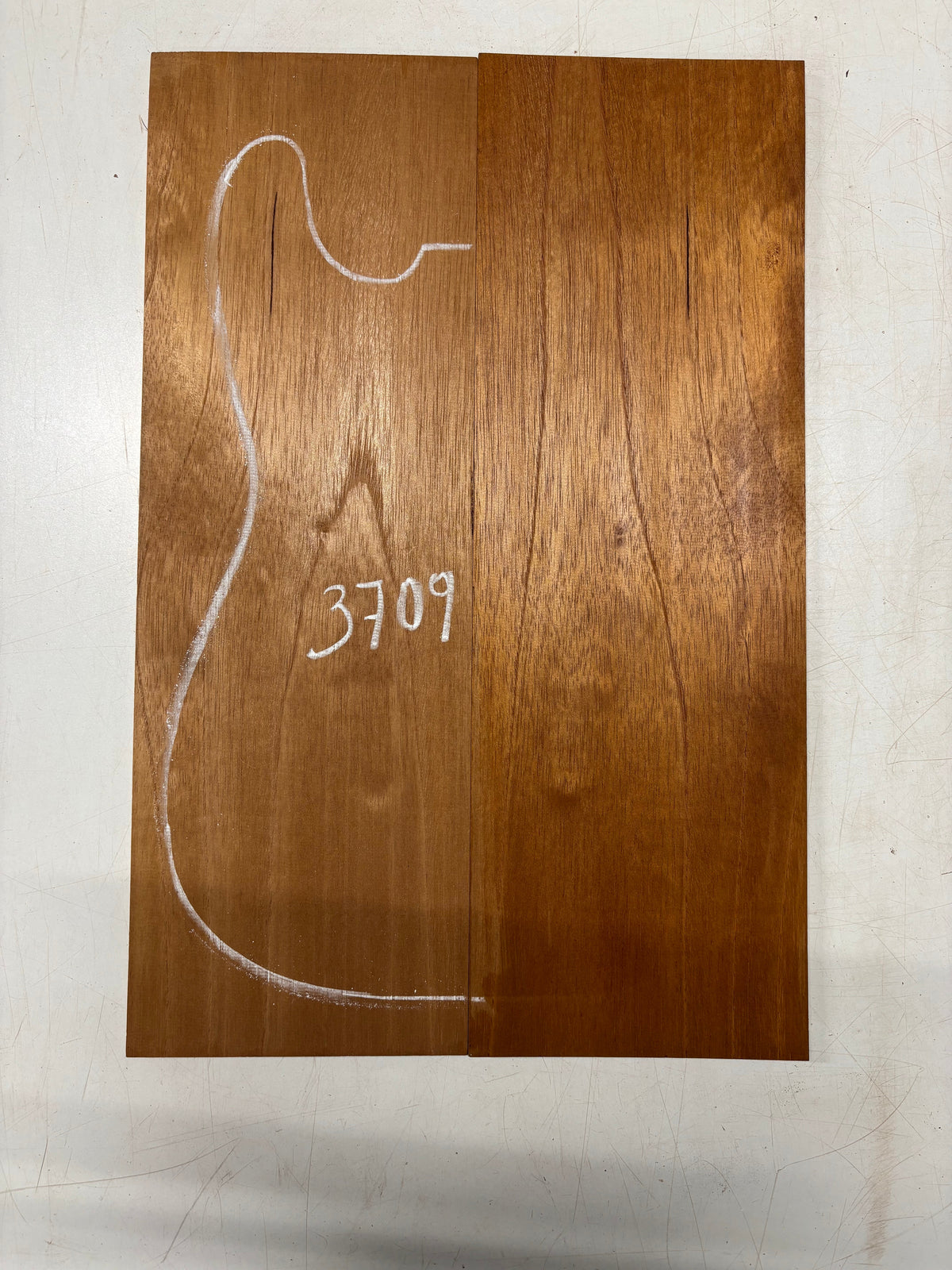 Spanish Cedar Drop Top 21"x 7"x 1/4"#3709 Exotic Wood Zone 