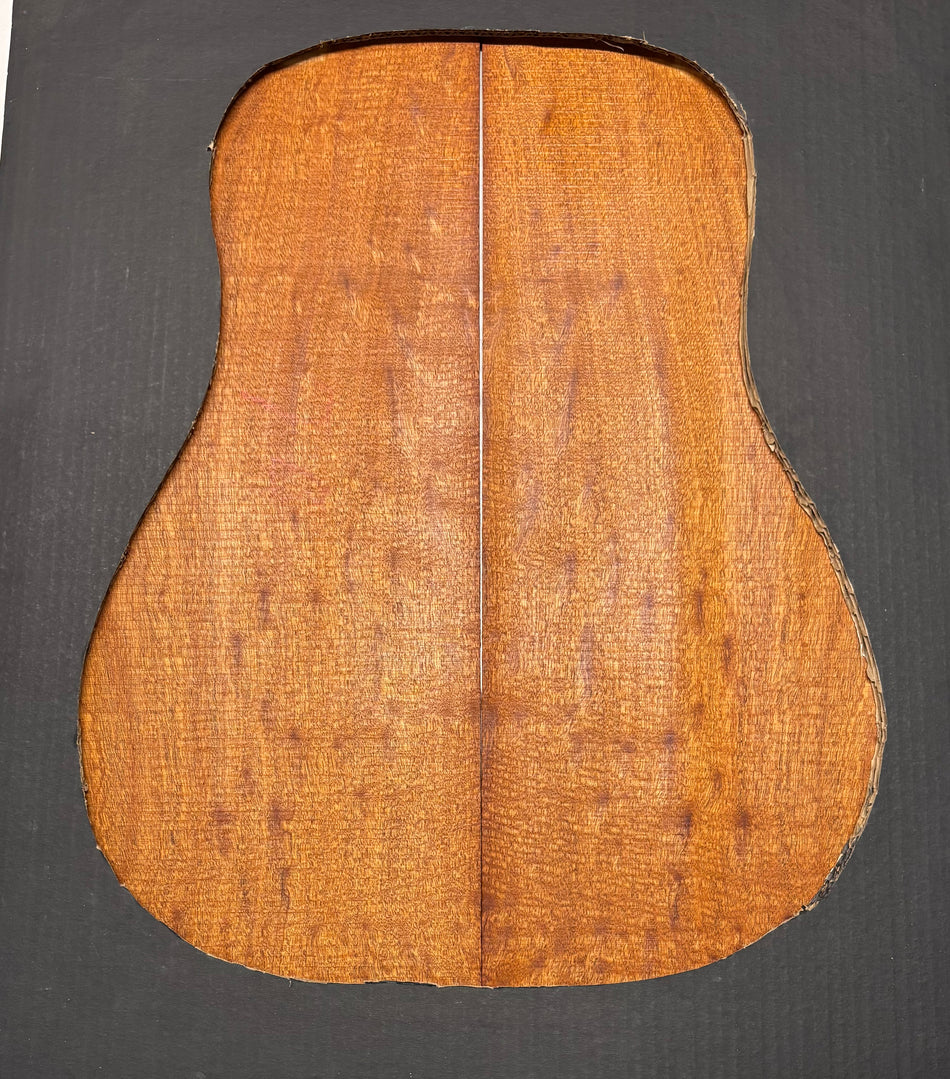 Juego de fondo y aros de guitarra de grado AAAA Dreadnought de palisandro de la India Oriental #61 