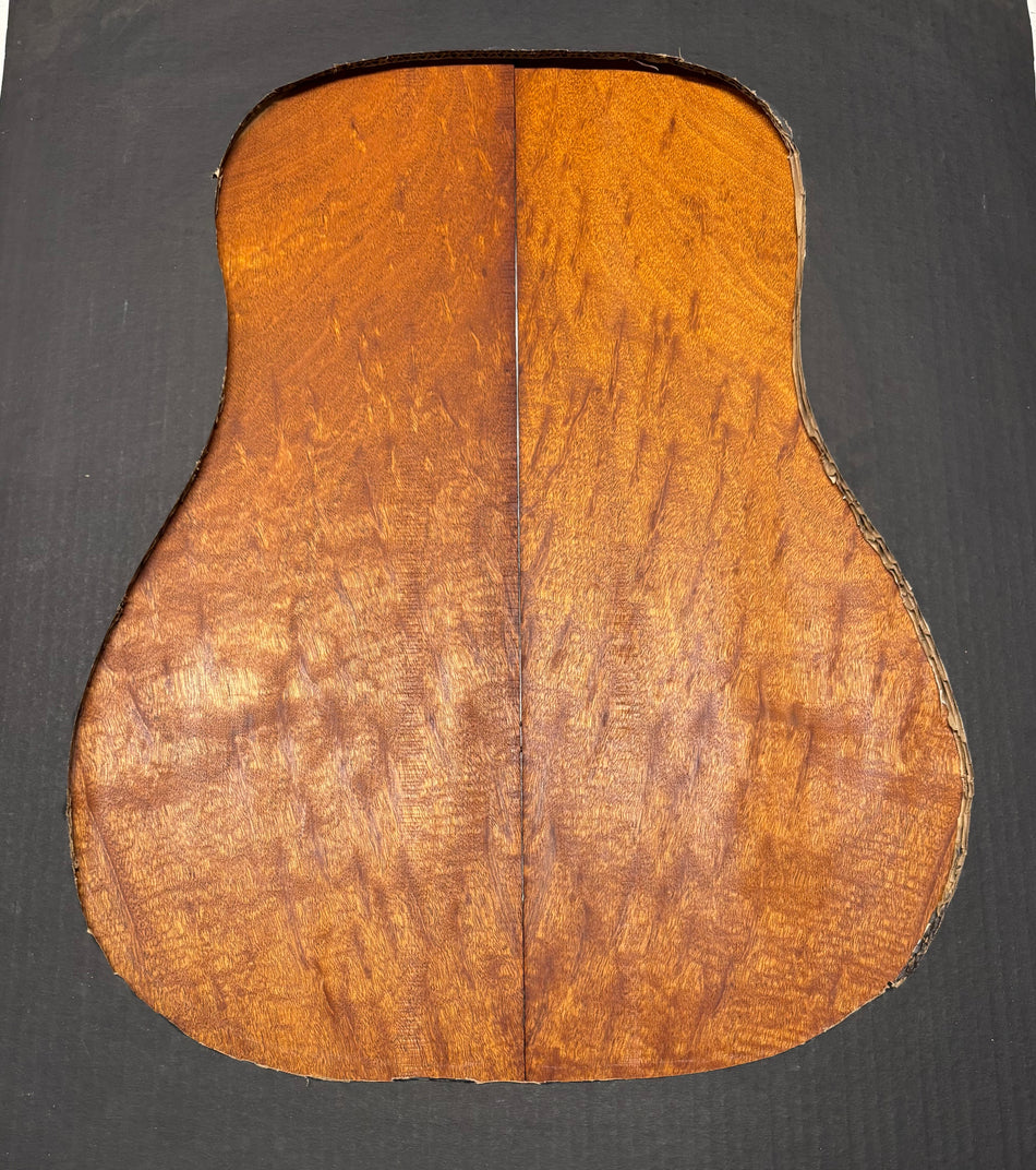 Juego de fondo y aros de guitarra de grado AAAA Dreadnought de palisandro de la India Oriental #61 