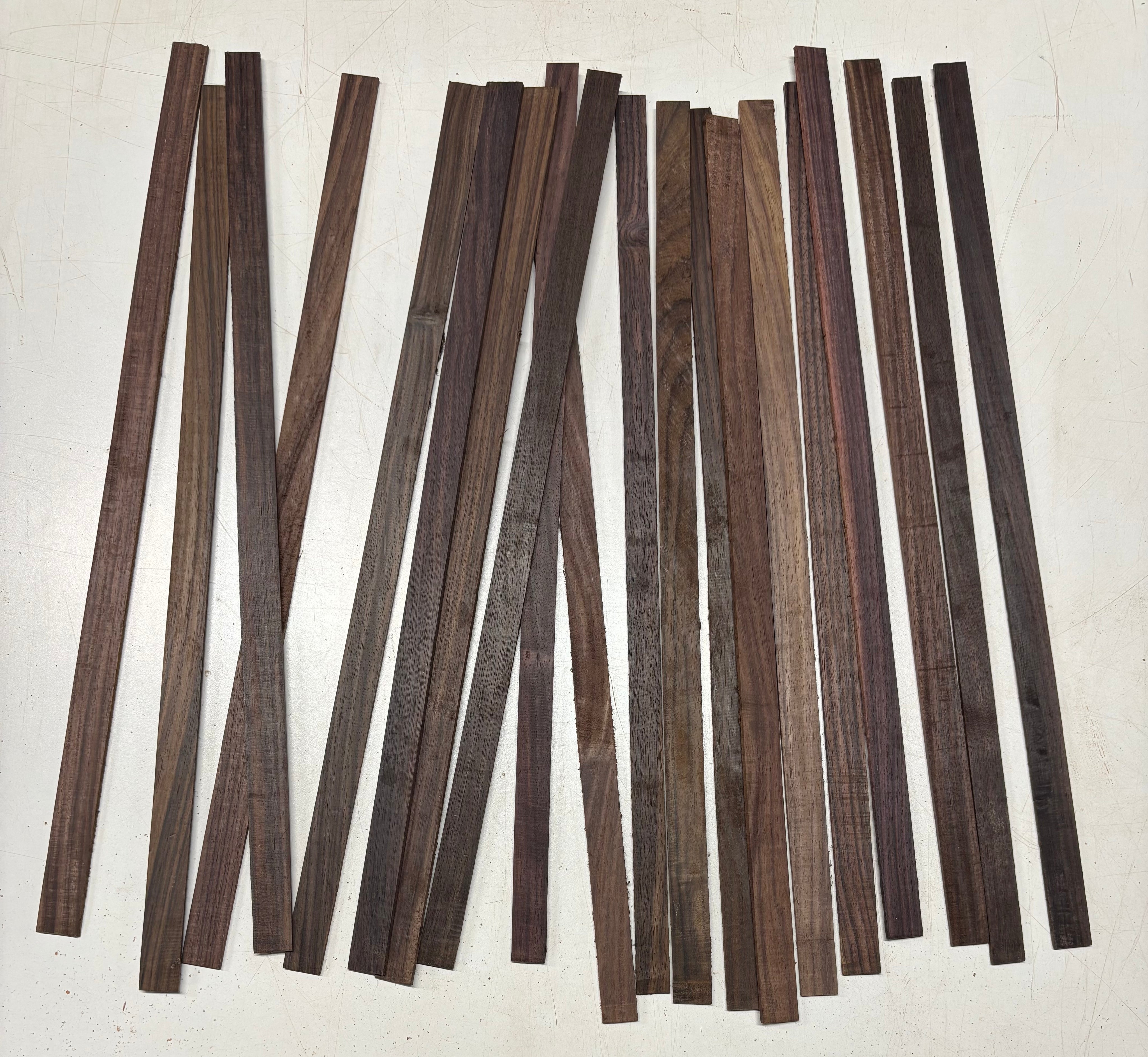 20 Pieces, Indian Rosewood Stick Blanks 21"x7/8"x1/8"#7491 - Exotic Wood Zone