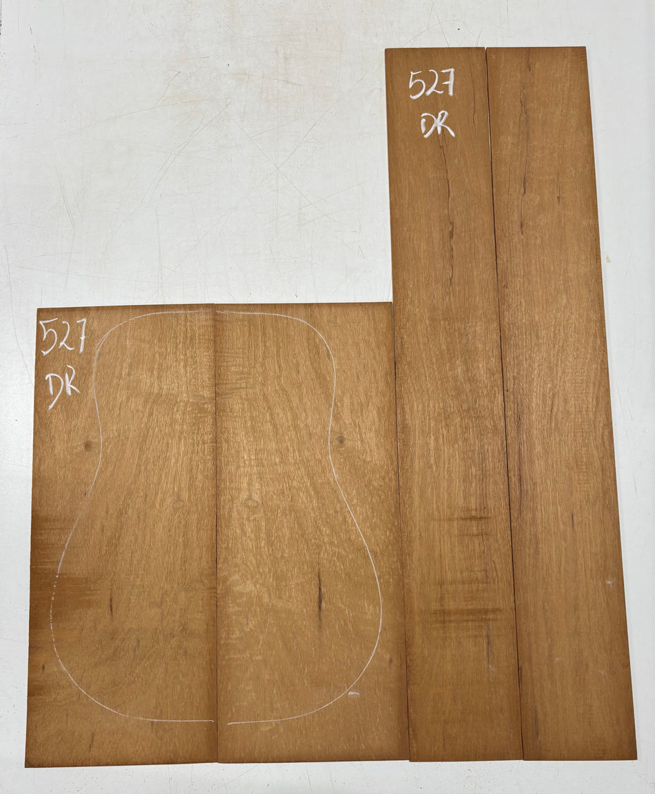 Juego de fondo y aros de guitarra de grado AAAA Dreadnought de palisandro de la India Oriental #61 