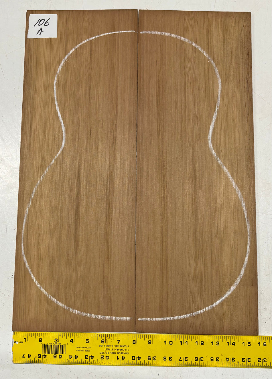 Spanish Cedar Classical Guitar Top- A Grade #106
