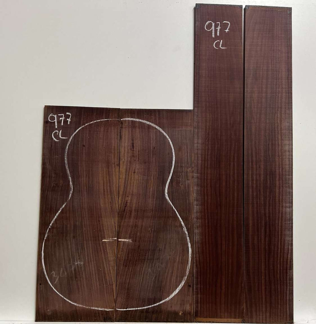 East Indian Rosewood Classical BC Grade Guitar Back &amp; Side Set 