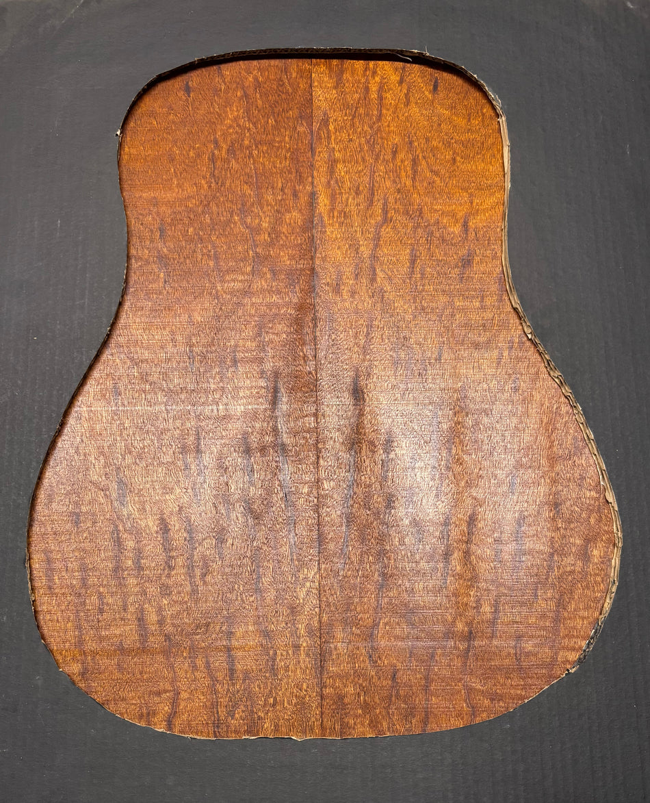 Juego de fondo y aros de guitarra de grado AAAA Dreadnought de palisandro de la India Oriental #61 