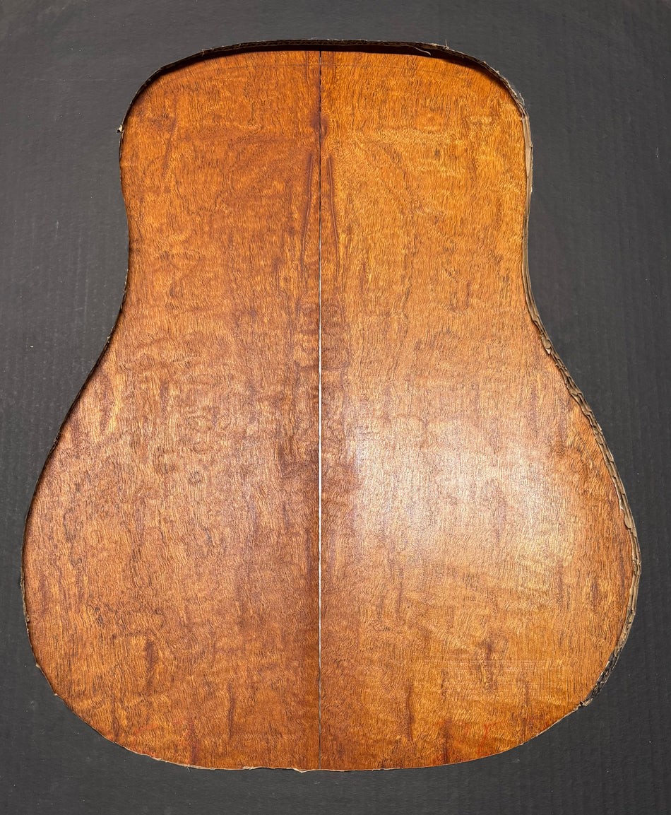 Juego de fondo y aros de guitarra de grado AAAA Dreadnought de palisandro de la India Oriental #61 