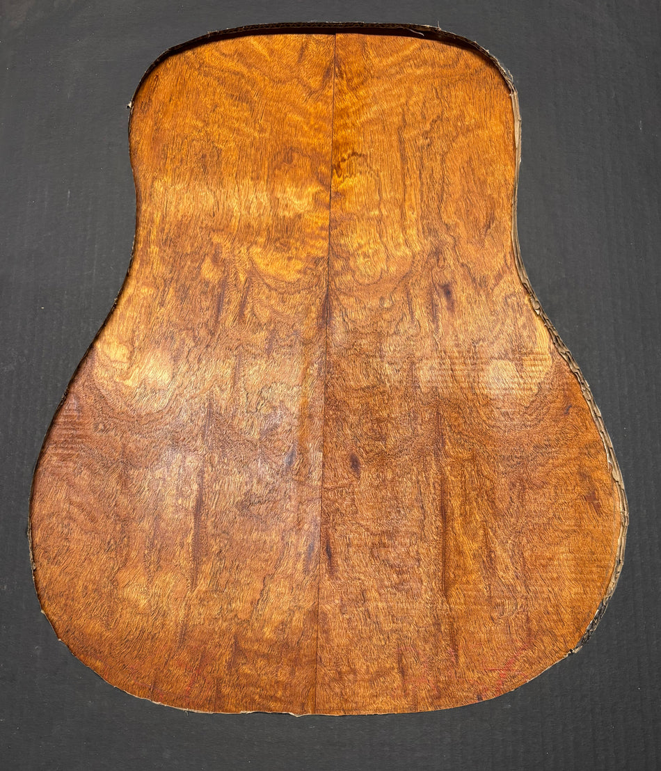 Juego de fondo y aros de guitarra de grado AAAA Dreadnought de palisandro de la India Oriental #61 