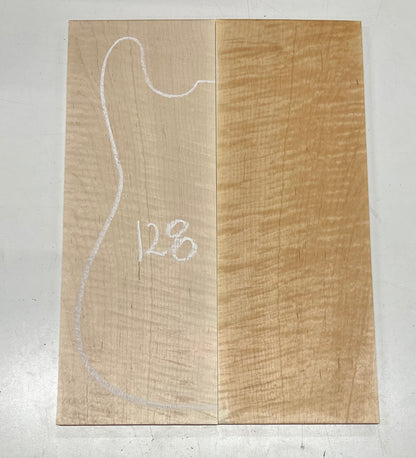 Flame Hard Maple Bookmatched Guitar Drop Top Set - 20&quot; x 7-1/4&quot; x 3/8&quot; 