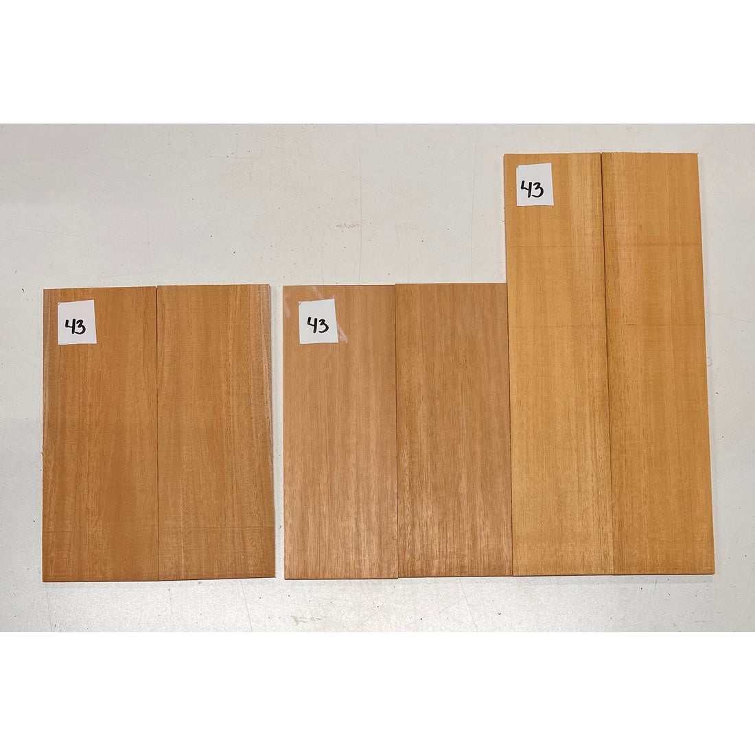 Fijian Mahogany Soprano Guitar Back & Side Set + Top Sets #43 - Exotic Wood Zone - Buy online Across USA 