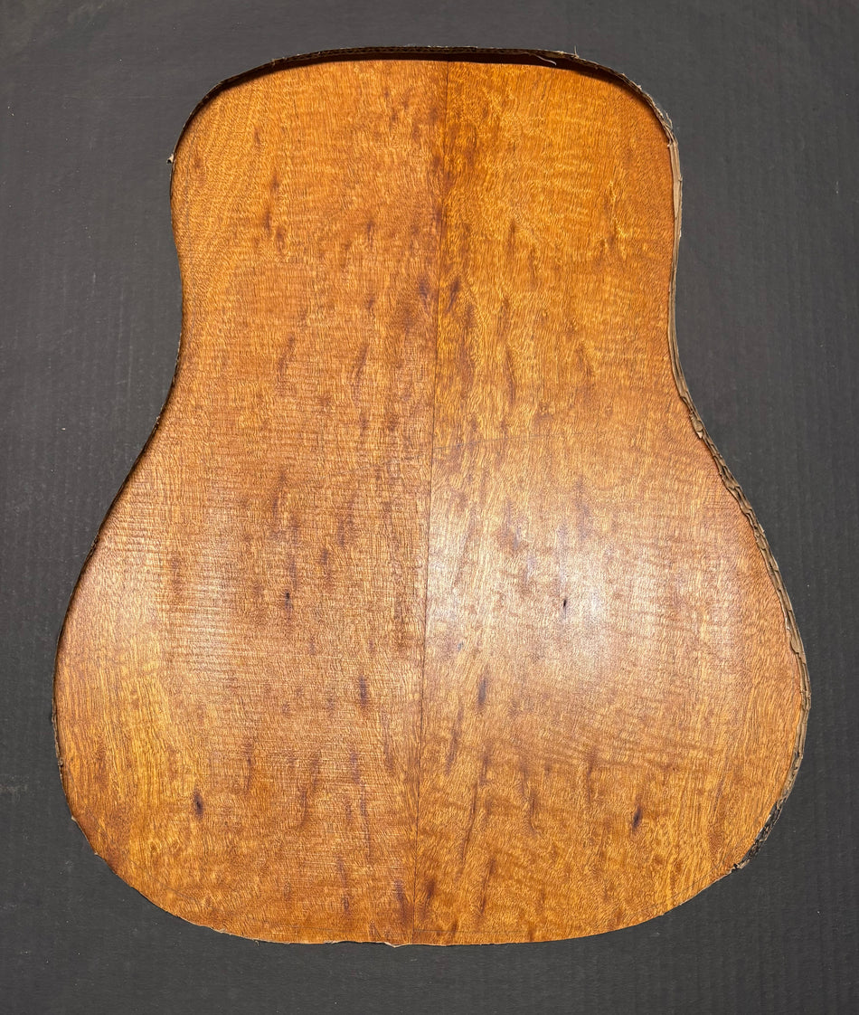 Juego de fondo y aros de guitarra de grado AAAA Dreadnought de palisandro de la India Oriental #61 