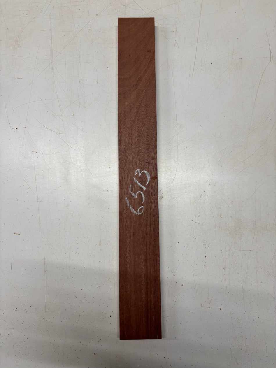 1 Piece, Santos Mahogany Guitar Neck blank 24"x3"x7/8"#6513