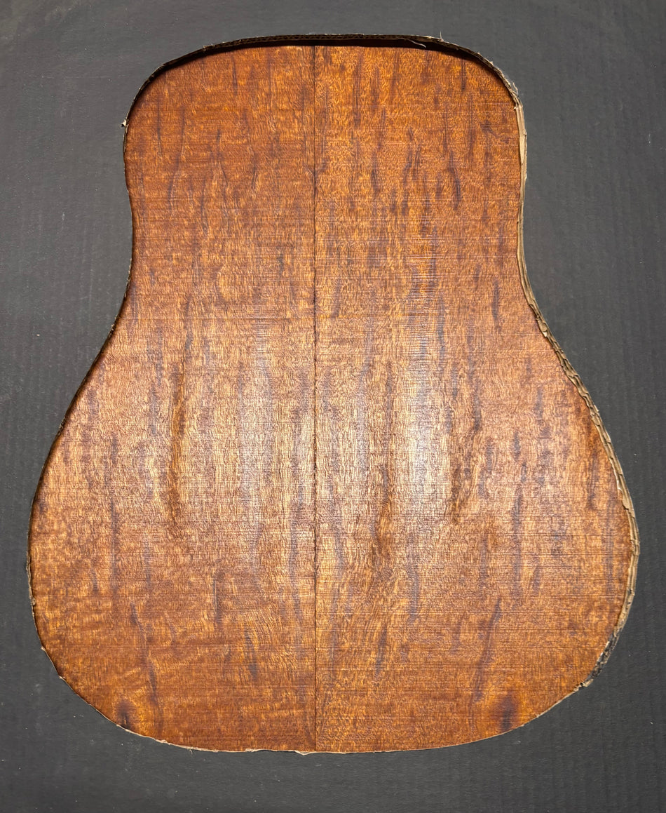 Juego de fondo y aros de guitarra de grado AAAA Dreadnought de palisandro de la India Oriental #61 