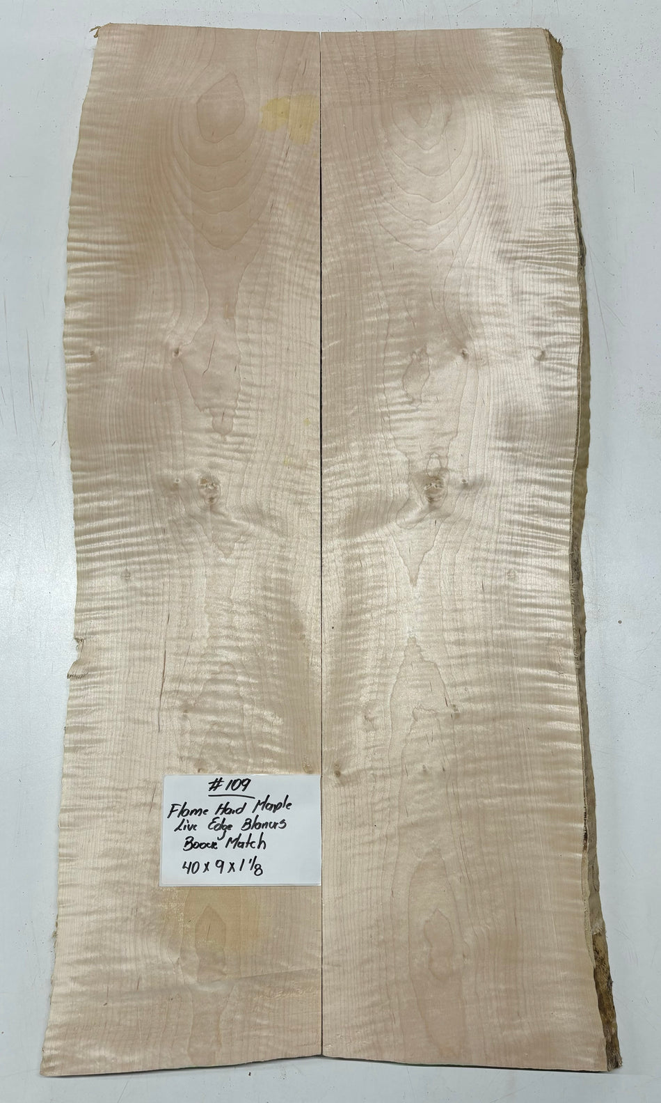 Hermosas y raras losas/galletas de borde vivo de madera negra africana - 24"x24-1/2"x3", #220