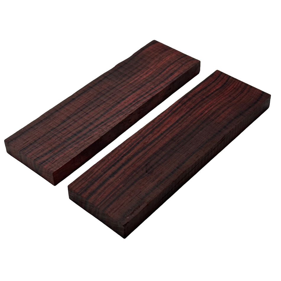 Bois De Rose Knife Scale Blank- 5 x 1-1/2 x 3/8 Inch- Handle Material for Knives, Tools, and Grips (Bookmatched)