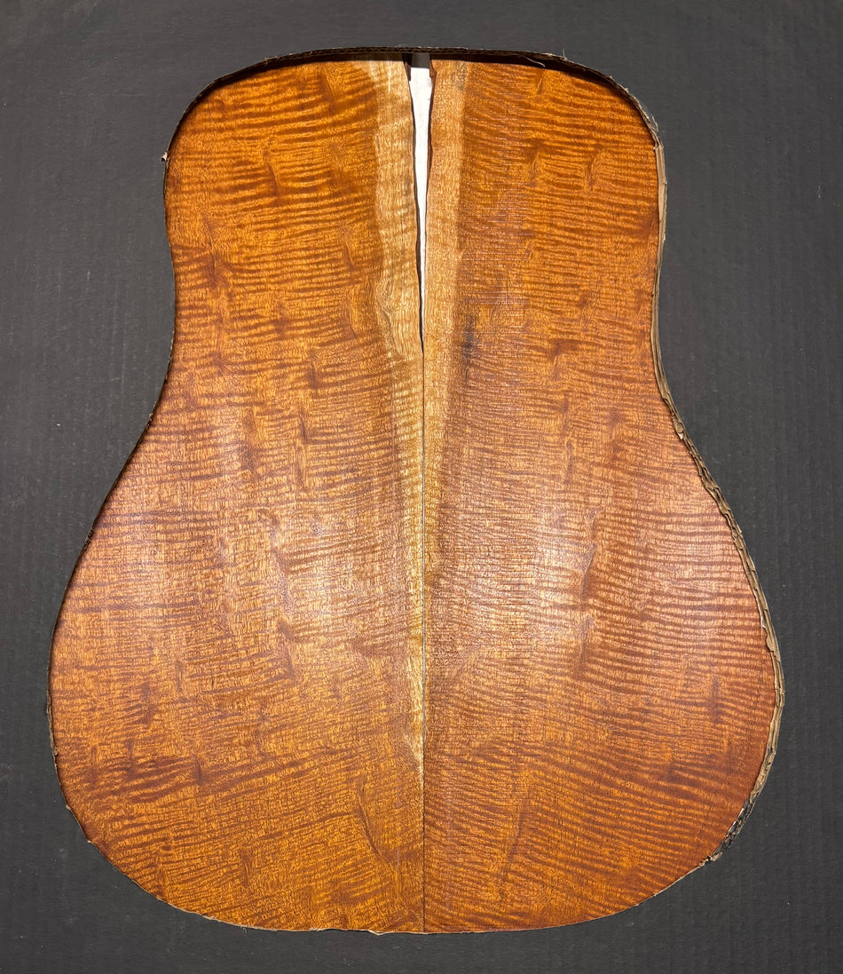 Juego de fondo y aros de guitarra de grado AAAA Dreadnought de palisandro de la India Oriental #61 