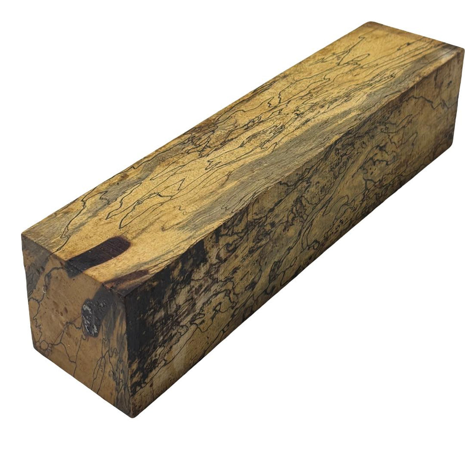 Spalted Tamarind 3x3 Peppermill Blank | Exotic Wood Turning Square