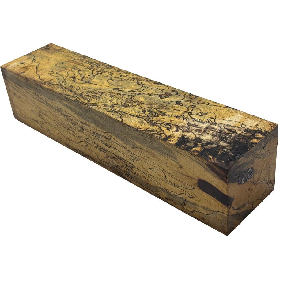 Spalted Tamarind 3x3 Peppermill Blank | Exotic Wood Turning Square