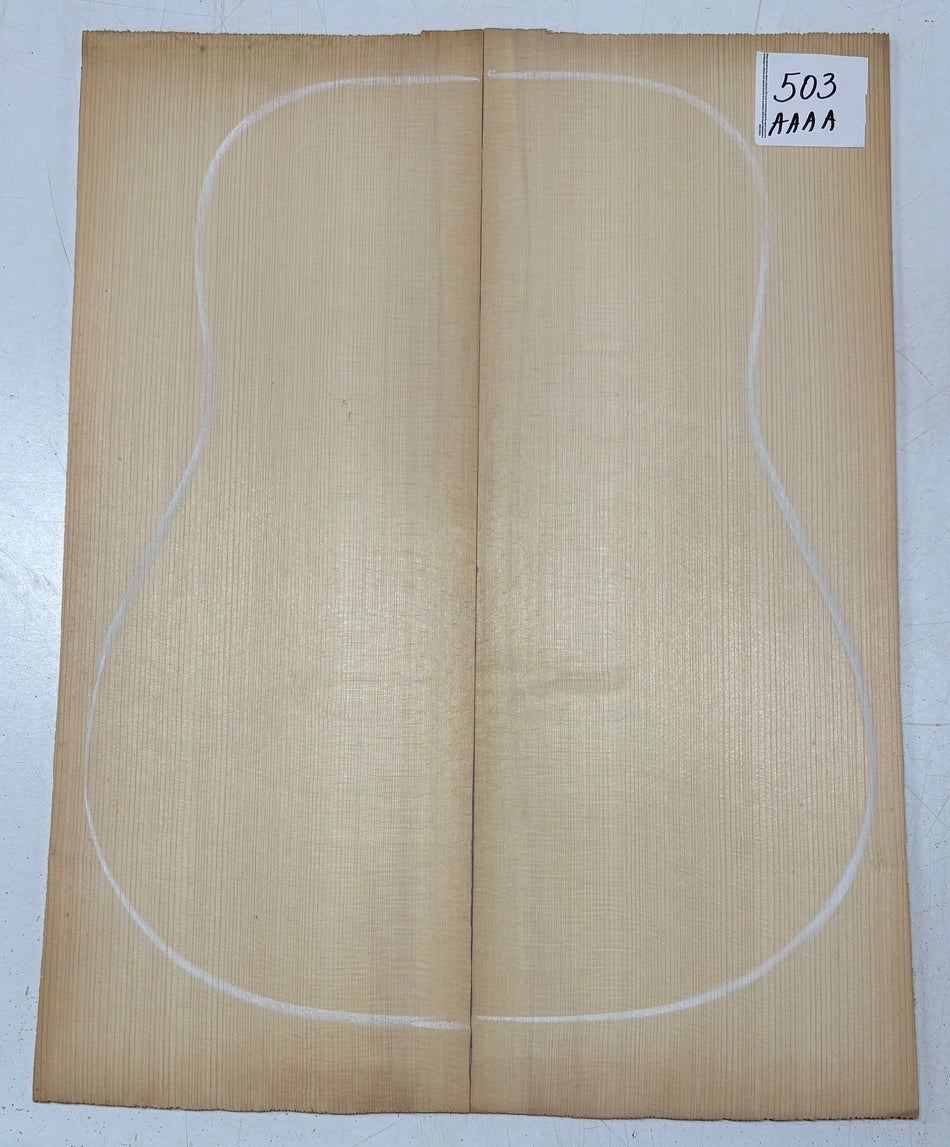 Tapa de guitarra clásica de abeto alemán #503