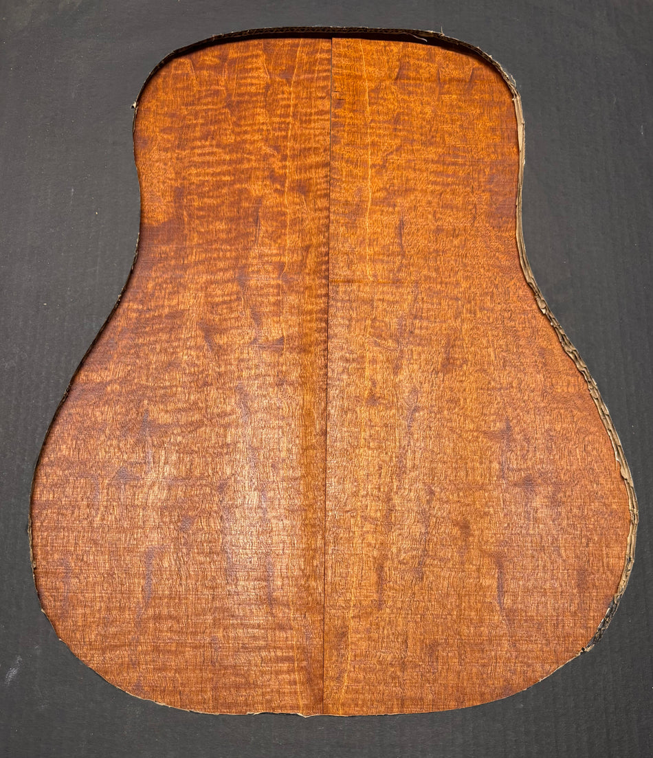 Juego de fondo y aros de guitarra de grado AAAA Dreadnought de palisandro de la India Oriental #61 