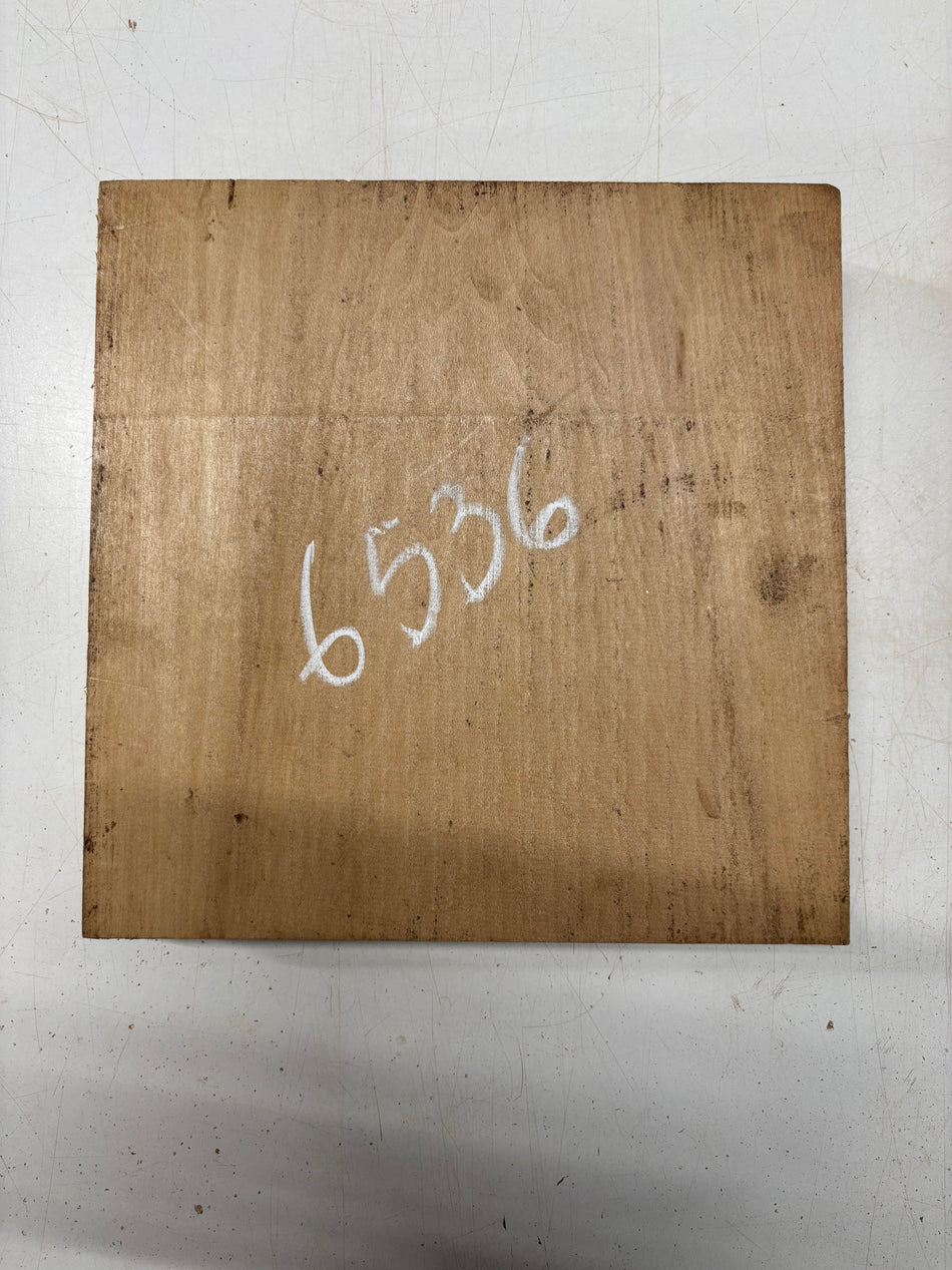 1 Piece, Basswood Bowl Blank 10"x10"x2"#6536