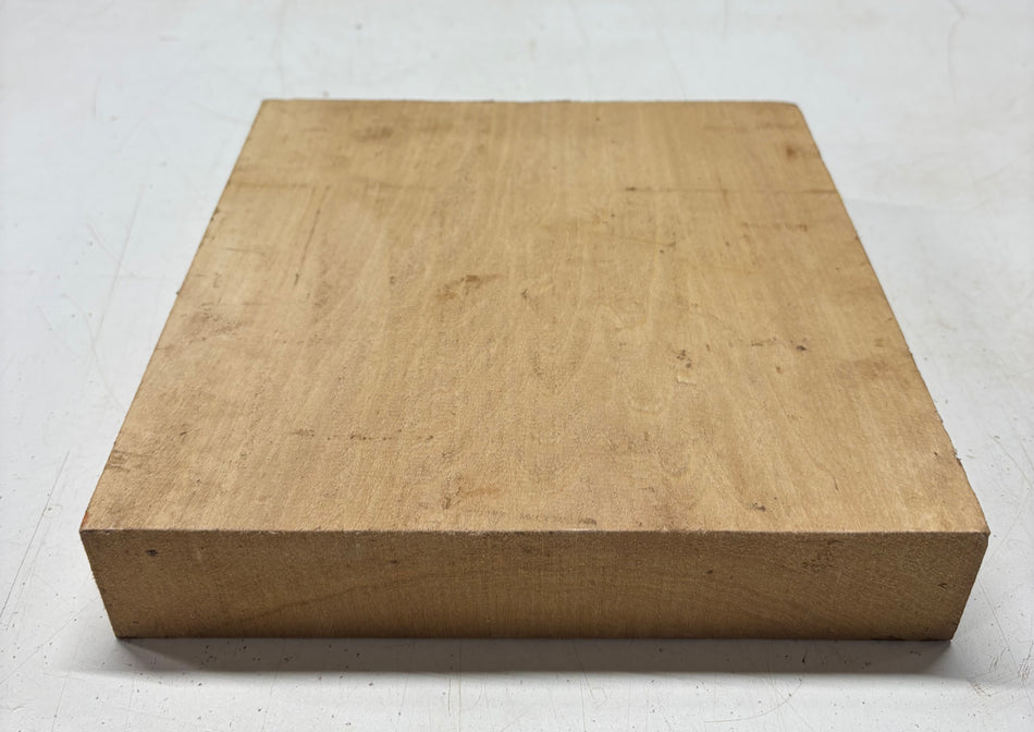 1 Piece, Basswood Bowl Blank 10"x10"x2"#6536
