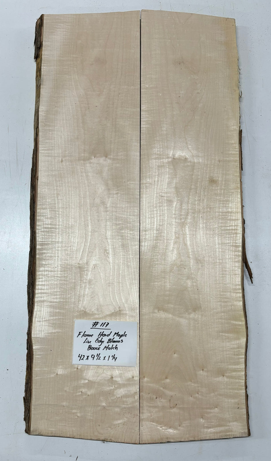 Hermosas y raras losas/galletas de borde vivo de madera negra africana - 24"x24-1/2"x3", #220