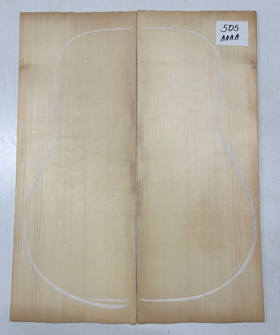 Tapa de guitarra clásica de abeto alemán #503
