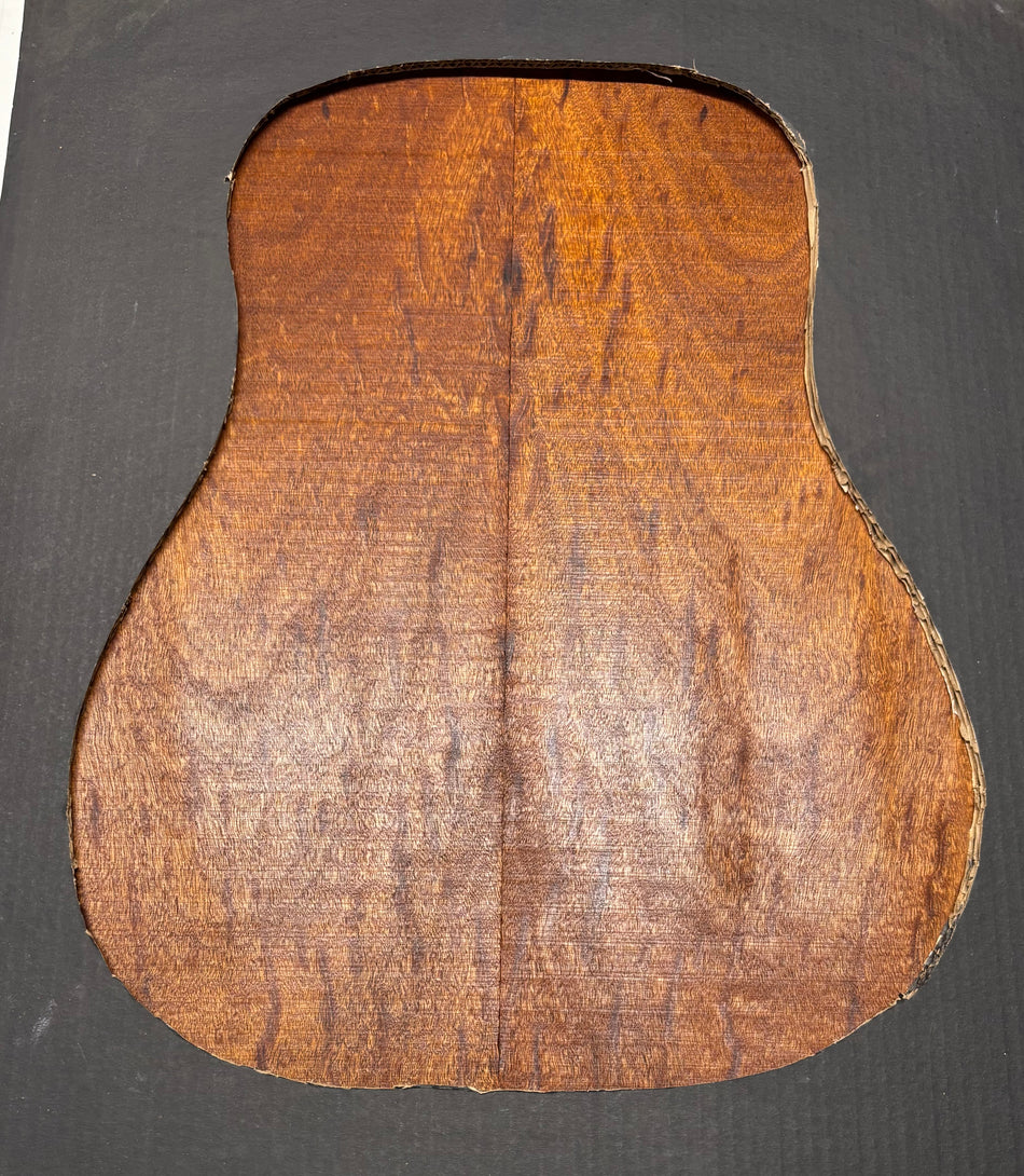 Juego de fondo y aros de guitarra de grado AAAA Dreadnought de palisandro de la India Oriental #61 